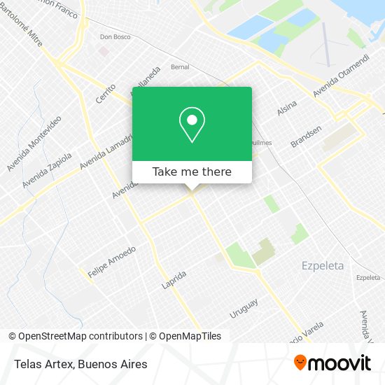 Telas Artex map