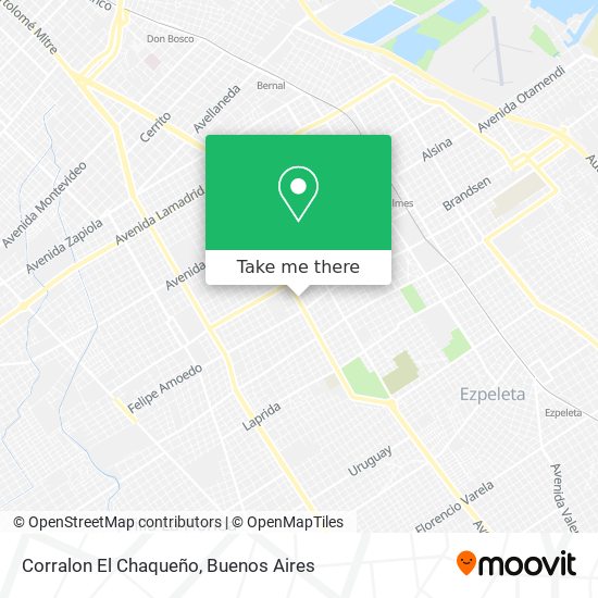 Corralon El Chaqueño map