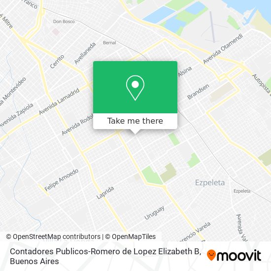 Contadores Publicos-Romero de Lopez Elizabeth B map