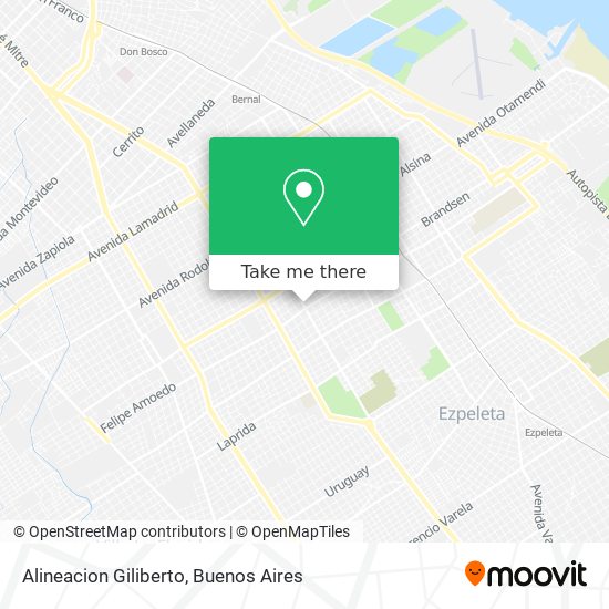 Alineacion Giliberto map