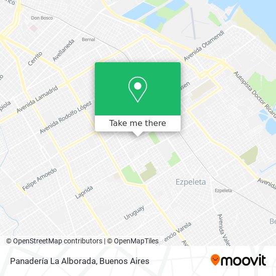 Panadería La Alborada map