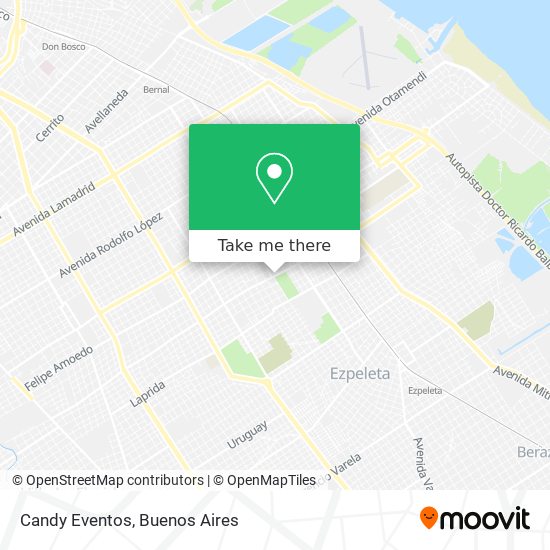 Mapa de Candy Eventos