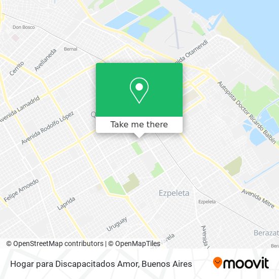 Hogar para Discapacitados Amor map