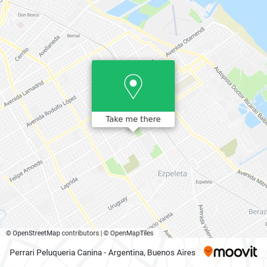Mapa de Perrari Peluqueria Canina - Argentina