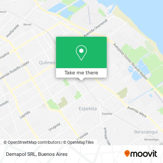 Mapa de Demapol SRL