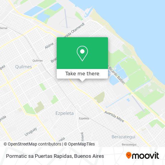 Pormatic sa Puertas Rapidas map
