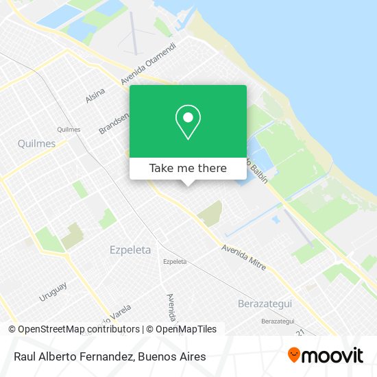 Raul Alberto Fernandez map