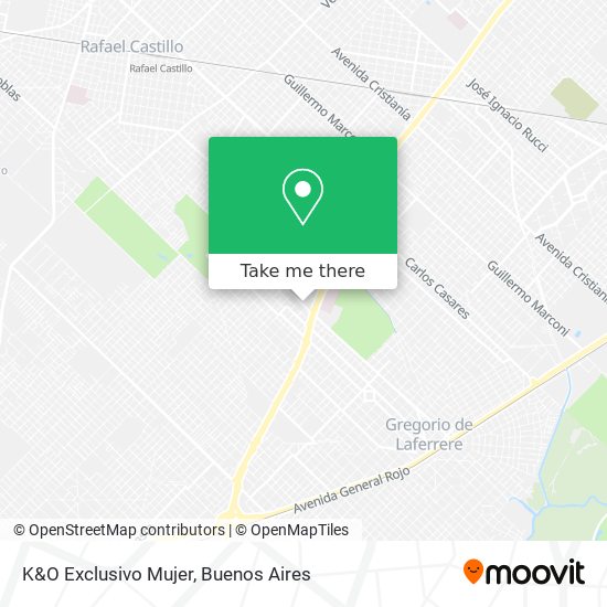 K&O Exclusivo Mujer map