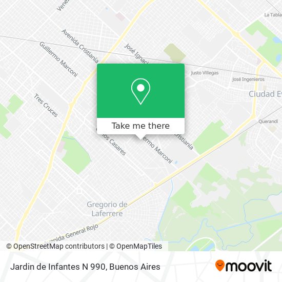 Jardin de Infantes N 990 map