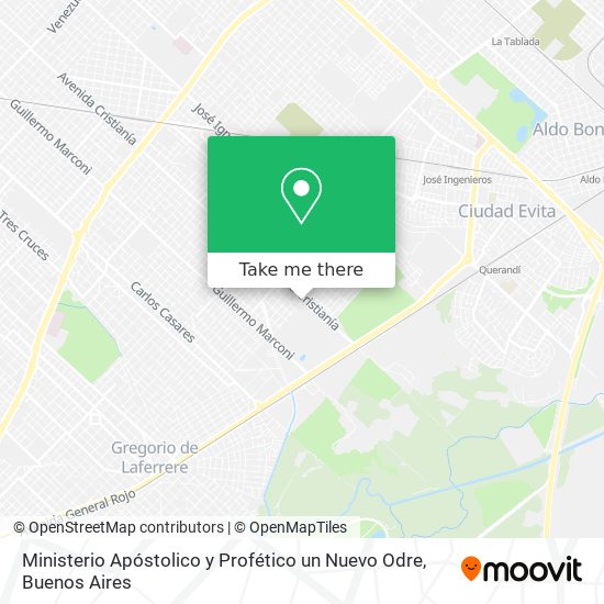 Ministerio Apóstolico y Profético un Nuevo Odre map