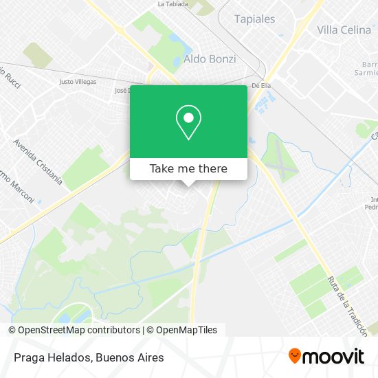 Praga Helados map