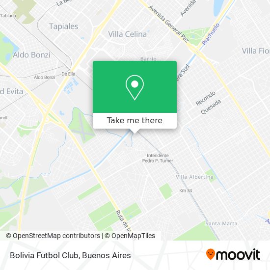 Bolivia Futbol Club map