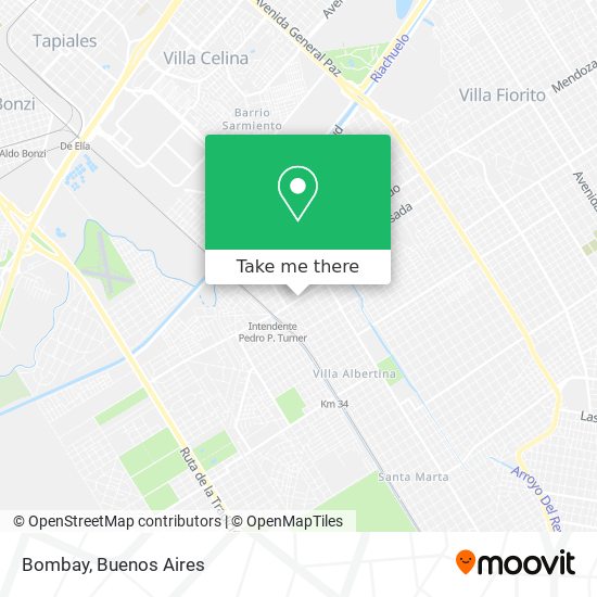 Mapa de Bombay