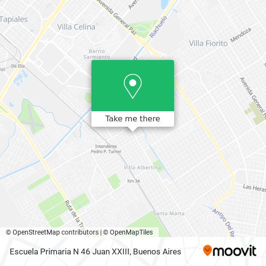 Escuela Primaria N 46 Juan XXIII map