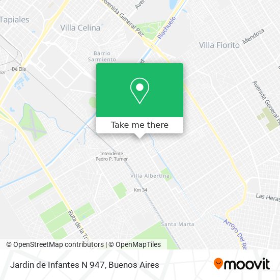 Jardin de Infantes N 947 map