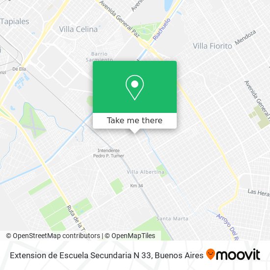 Extension de Escuela Secundaria N 33 map