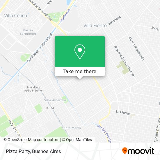 Mapa de Pizza Party