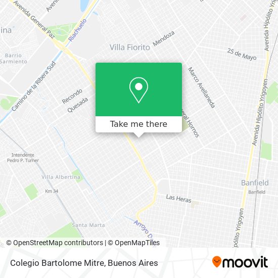 Colegio Bartolome Mitre map