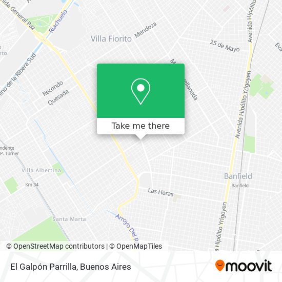 El Galpón Parrilla map