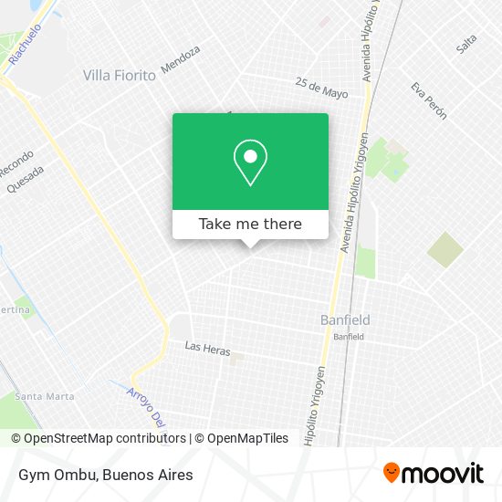 Gym Ombu map