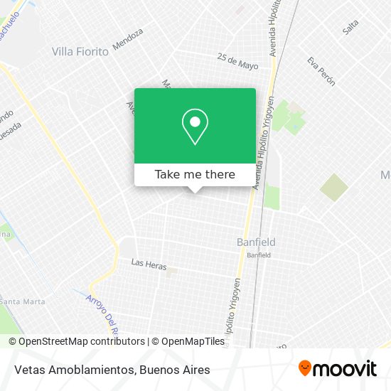 Vetas Amoblamientos map