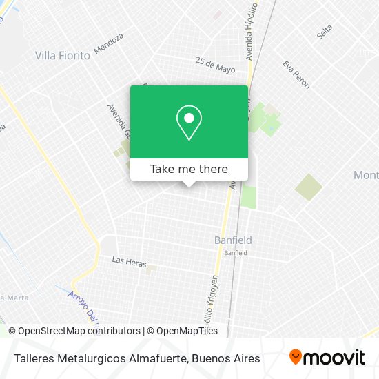 Talleres Metalurgicos Almafuerte map