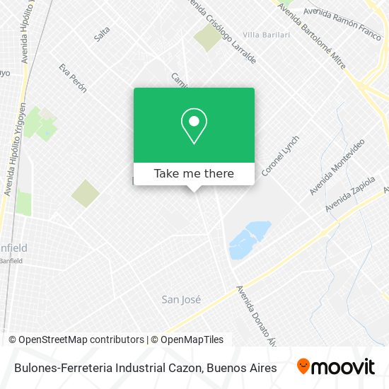 Bulones-Ferreteria Industrial Cazon map