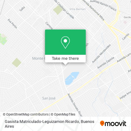 Gasista Matriculado-Leguizamon Ricardo map