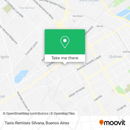 Mapa de Taxis-Remises Silvana