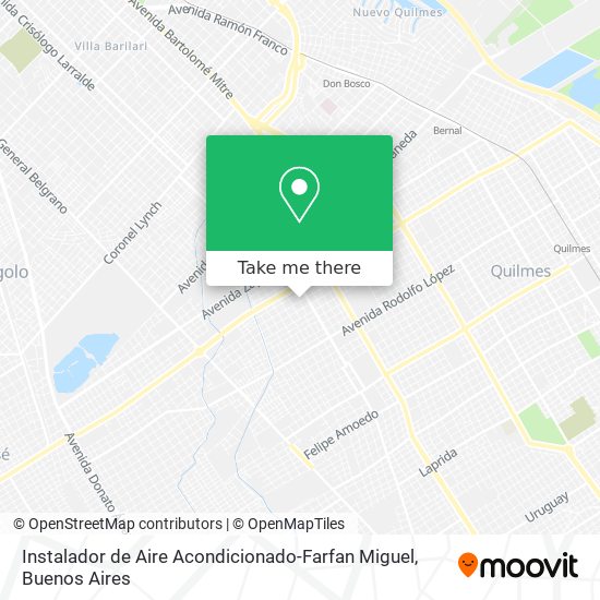 Instalador de Aire Acondicionado-Farfan Miguel map