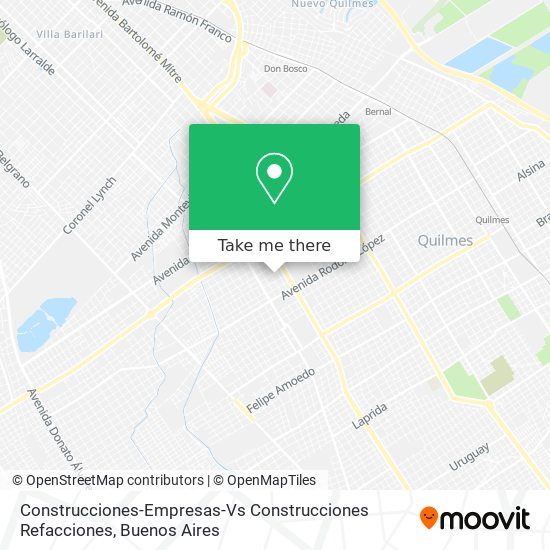 Construcciones-Empresas-Vs Construcciones Refacciones map