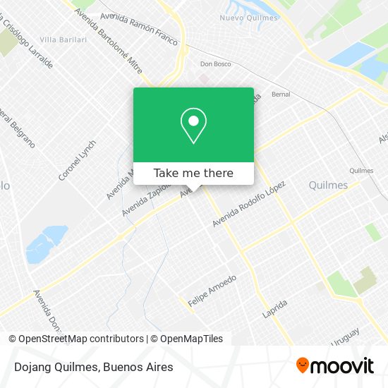 Dojang Quilmes map