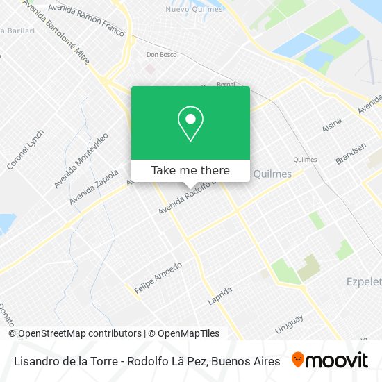 Lisandro de la Torre - Rodolfo Lã Pez map