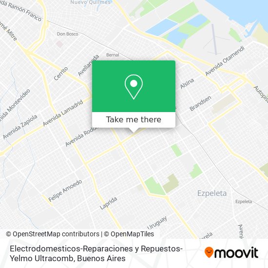 Electrodomesticos-Reparaciones y Repuestos-Yelmo Ultracomb map