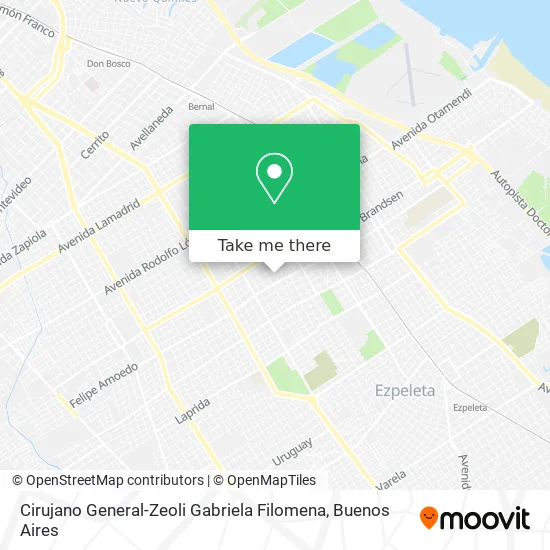 Cirujano General-Zeoli Gabriela Filomena map