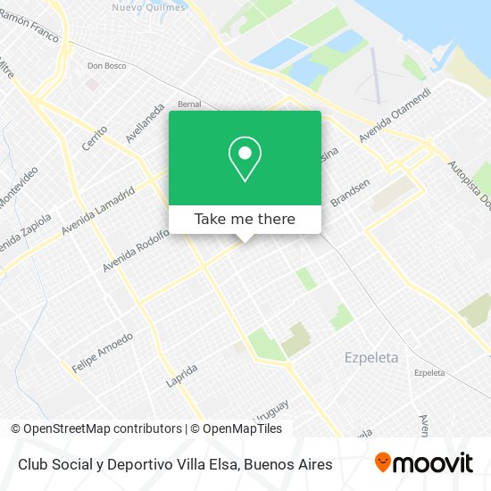 Club Social y Deportivo Villa Elsa map