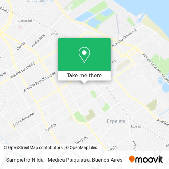 Sampietro Nilda - Medica Psiquiatra map
