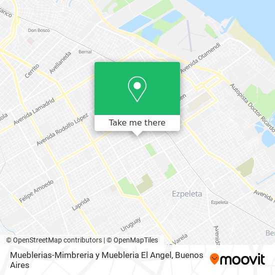Mueblerias-Mimbreria y Muebleria El Angel map