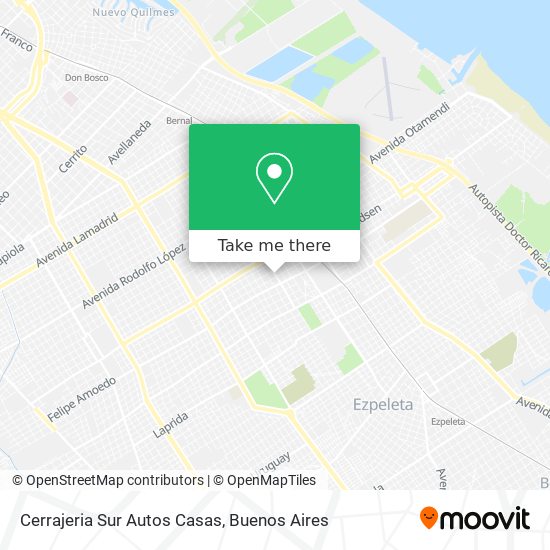 Cerrajeria Sur Autos Casas map