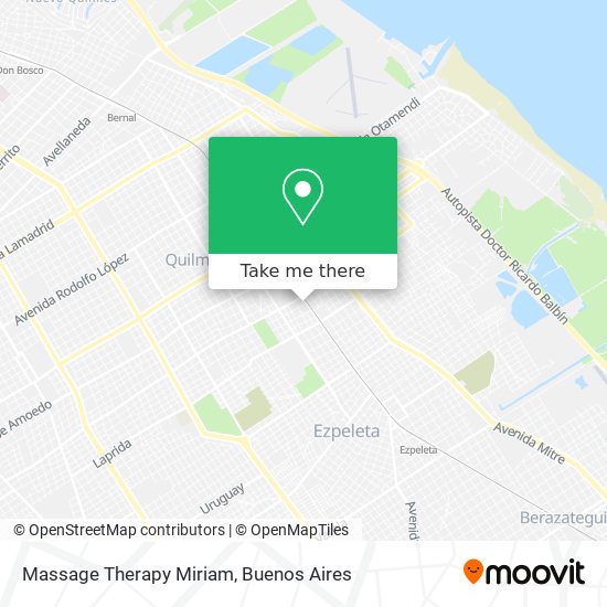 Mapa de Massage Therapy Miriam