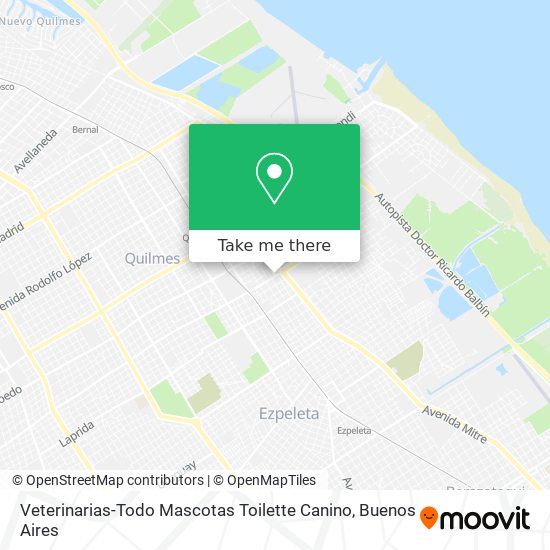 Mapa de Veterinarias-Todo Mascotas Toilette Canino