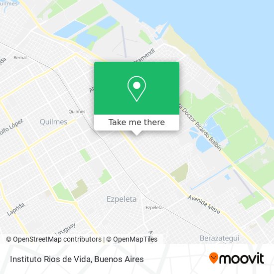 Instituto Rios de Vida map