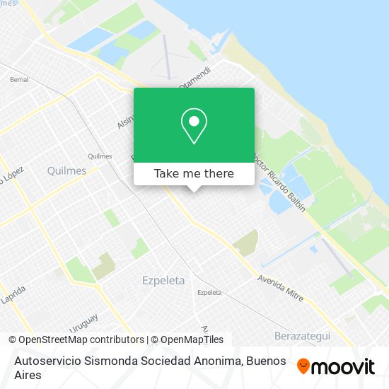 Autoservicio Sismonda Sociedad Anonima map