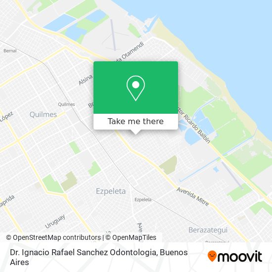 Dr. Ignacio Rafael Sanchez Odontologia map