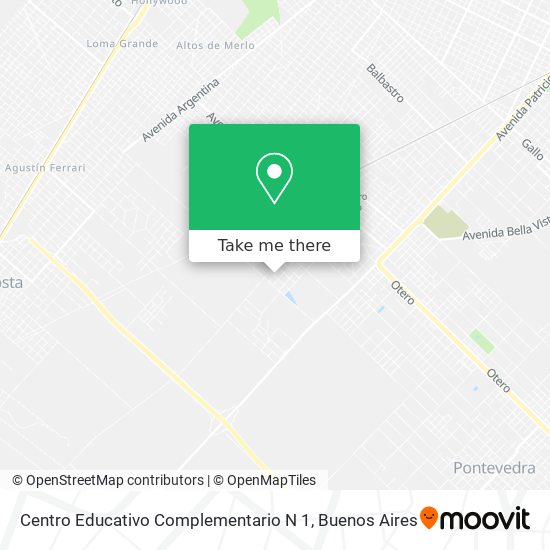 Mapa de Centro Educativo Complementario N 1