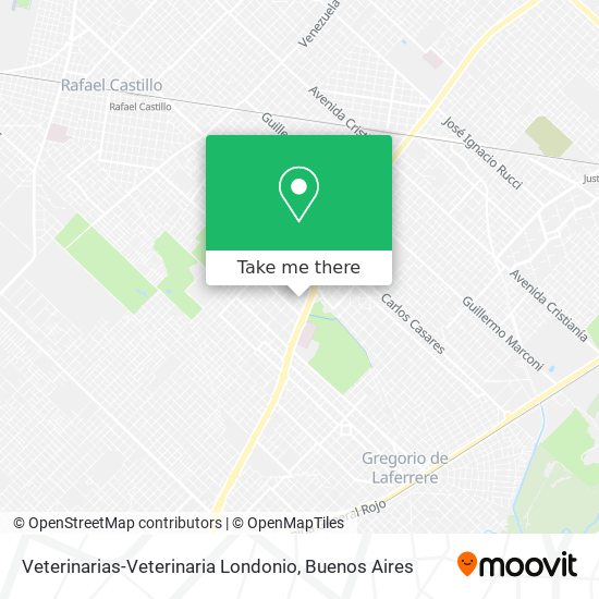 Veterinarias-Veterinaria Londonio map