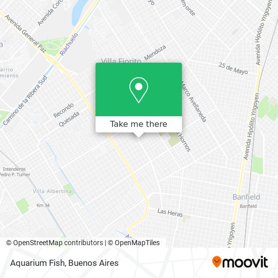 Aquarium Fish map