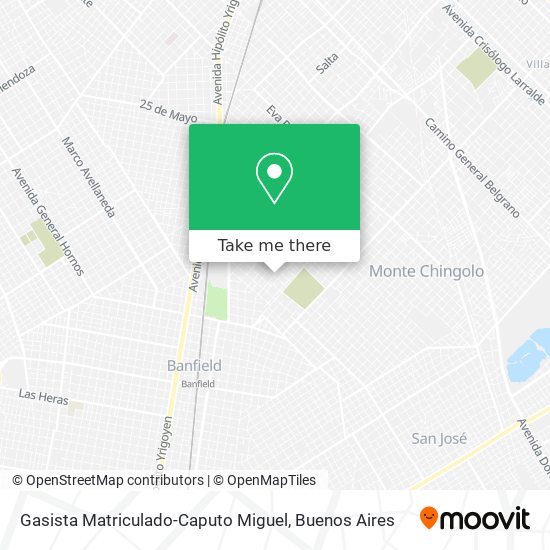 Gasista Matriculado-Caputo Miguel map