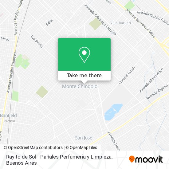 Rayito de Sol - Pañales Perfumeria y Limpieza map