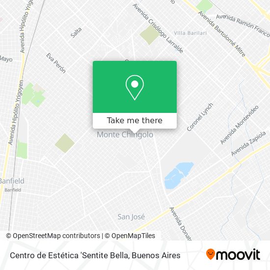 Mapa de Centro de Estética 'Sentite Bella